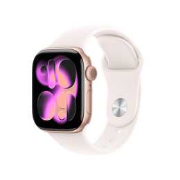 APPLE Watch Series 11 GPS (42 mm, Aluminium, Roségold, S/M