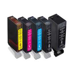 GENERICTONER Tintenpatrone (Gelb, Schwarz, Magenta, Cyan, Multipack)