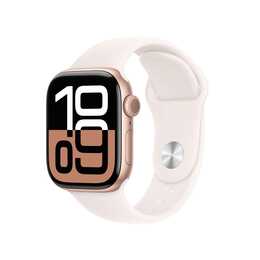 APPLE Watch Series 10 GPS (42 mm, Alluminio, Oro rosa, M/L)