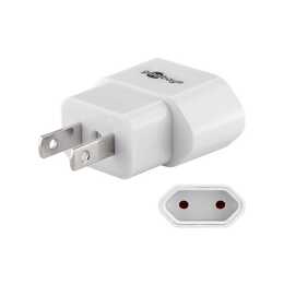 2pack Adaptateur Prise Universel de Voyage, Prise Adaptateur de Sécurité Adaptateur  Prise France vers USA, Royaume-Uni, la Chine, l'Italie, la Suisse, Type-E/F  Prises de Voyage Compactes Noir (2Pack) : : High-Tech