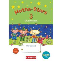 Mathe-Stars, Grundwissen - BOOKii-Ausgabe, 3. Schuljahr, Übungsheft, Mit Lösungen