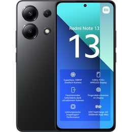 XIAOMI Redmi Note 13 (256 GB, Nero mezzanotte, 6.67", 108 MP)