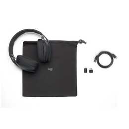 LOGITECH Office Headset Zone Vibe (Over-Ear, Kabellos, Schwarz)