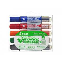 PILOT PEN Whiteboard Marker V-Board Master (Mehrfarbig, 5 Stück)