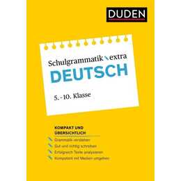 Duden Schulgrammatik extra - Deutsch