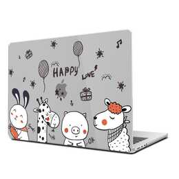 EG Hardcase (Macbook Air 15" M3 2024, Kunst, Weiss)