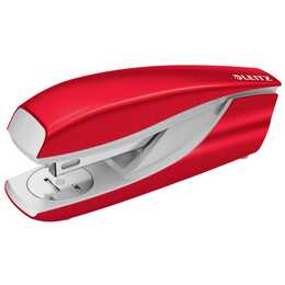LEITZ Heftgerät NeXXt WOW (Silber, Rot)
