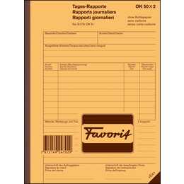 FAVORIT SPA Durchschreibeblock (A5, Vorgedruckt)