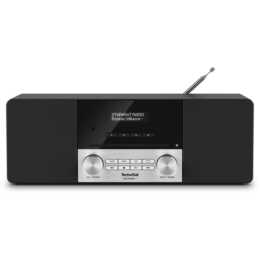 TECHNISAT DigitRadio 3 Digitalradio (Silber, Schwarz)