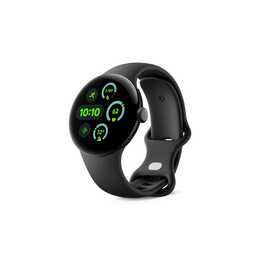 GOOGLE Pixel Watch 3 (41 mm, Aluminium, Schwarz, S/L)