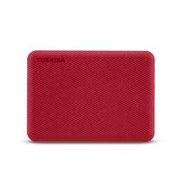 TOSHIBA Canvio Advance (USB Typ-A, 2000 GB, Rot)