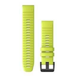 GARMIN QuickFit Bracelet (Garmin fenix 5 fenix 6 Forerunner 935 Fenix 5 Plus Forerunner 945 fenix 6 Pro and Sapphire, Jaune, Noir)