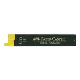 FABER-CASTELL Bleistiftmine (Schwarz, 12 Stück)