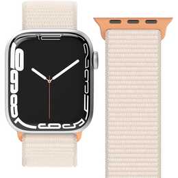 VONMÄHLEN Fitness Loop Armband (Apple Watch 40 mm / 41 mm / 38 mm, Beige)