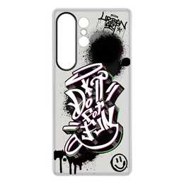 SAMSUNG Backcover Flipsuit (Galaxy S25 Ultra, Transparent, Schwarz)
