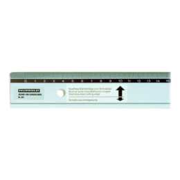 RUMOLD Righello di taglio (30 cm, Argento)