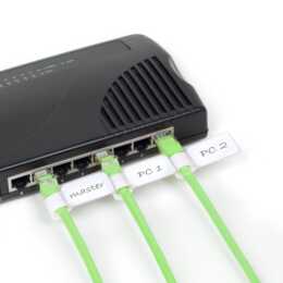 LABEL THE CABLE Kabelbeschriftung Mini Tags (90 mm, 10 Stück)