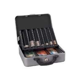 RIEFFEL Geldkassette Moneta DeLuxe (Silbergrau, Silber, Grau)