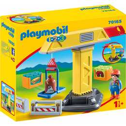 PLAYMOBIL 1.2.3 Baukran (70165)
