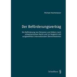 Der Beförderungsvertrag
