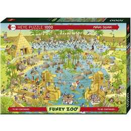 HEYE KALENDER Degano Zoo Nile Habitat Puzzle (1000 x)