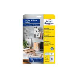 AVERY ZWECKFORM Druckeretikettenbogen (21.2 x 38 mm)