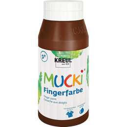 C. KREUL Fingerfarbe Mucki (750 ml, Braun)