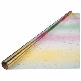 FOLIA Geschenkfolie (Regenbogen)