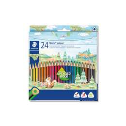 STAEDTLER Farbstift Noris Colour (Mehrfarbig, 24 Stück)