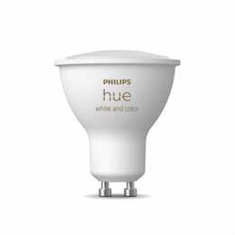 PHILIPS HUE LED Birne White & Color Ambiance (GU10, Bluetooth, 5.7 W)
