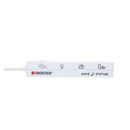 SKROSS Steckdosenleiste Home Station (CH, USB , USB Typ-C, Typ J, USB Typ A / CH, Typ J, 1.5 m, Weiss)