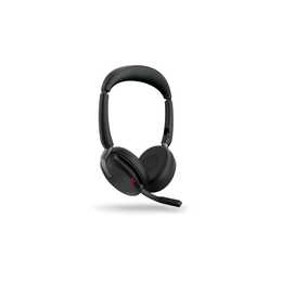 JABRA Office Headset Evolve2 65 Flex (On-Ear, Kabellos, Schwarz)
