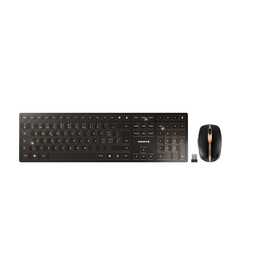 CHERRY DW 9100 Slim (Radio-fréquence, Bluetooth, USB, Suisse, Sans fil)