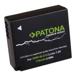 PATONA Panasonic DMW-BLG10 Kamera-Akku (Lithium-Ionen, 770 mAh)