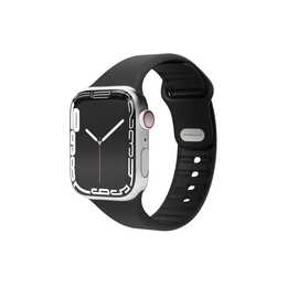 VONMÄHLEN Classic Band 2 Bracelet (Apple Watch Series 7 / Ultra / Series 2 / Series 5 / Series 8 / Ultra 2 / Series 1 / Series 9 / Series 3 / Series 4 / Series 6, Noir)