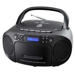 INTERTRONIC Boombox MCD-22 DAB+ (Schwarz)
