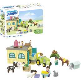 PLAYMOBIL Junior Bauernhof-Abenteuer Traktor (71656)