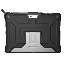 URBAN ARMOR GEAR Metropolis Schutzhülle (10", Surface Go 2, Surface Go 2 Business, Surface Go, Surface Go Business, Zweifarbig, Silber, Schwarz)