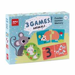 APLI KIDS Animals Puzzle (12 x 2 Stück)
