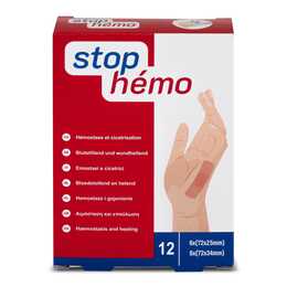STOP HÉMO Wundpflaster (12 Stück)