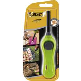 BIC Briquet à gaz Megalighter U140 (Coloris assortis, 74 g)