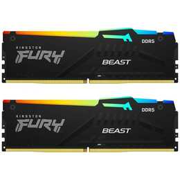 KINGSTON TECHNOLOGY Fury Beast RGB KF552C36BBEAK2-64 (2 x 32 GB, DDR5 5200 MHz, DIMM 288-Pin)