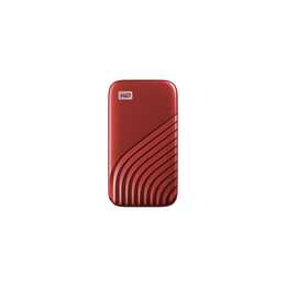 WD My Passport (USB Typ-A, 2000 GB, Rot)