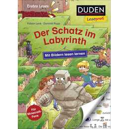 Duden Leseprofi - Mit Bildern lesen lernen: Der Schatz im Labyrinth