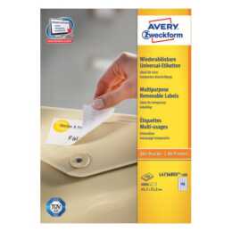 AVERY ZWECKFORM Druckeretikettenbogen (21.2 x 45.7 mm)