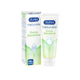 DUREX Lubrifiant Naturals Extra Sensitive (100 ml, À base d'eau)