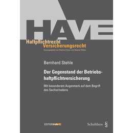 Der Gegenstand der Betriebshaftpflichtversicherung