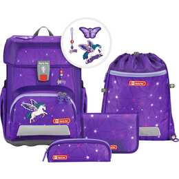 STEP BY STEP Schulranzen Set Cloud Dreamy Pegasus Shadow (19 l, Lila)
