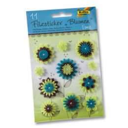 FOLIA Sticker (Blumen, 11 Stück)
