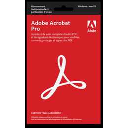 ADOBE Acrobat Pro (Jahreslizenz, 1x, 12 Monate, Französisch)